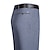 abordables Pantalones de vestir-Hombre pantalones de traje Pantalones Clásico Plano Comodidad Suave Longitud total Formal Boda Negocio Estilo clásico Cintura alta Negro Azul Marino Alta cintura Elástico