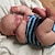 olcso Játékkisbaba-22 hüvelykes alvó József már festett egész testű szilikon vinil újjászületett baba baba élethű puha tapintású fürdőjáték 3D bőr