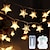 رخيصةأون أضواء شريط LED-10 متر 80 المصابيح الجنية ستار سلسلة أضواء التحكم عن بعد 8 أوضاع مقاوم للماء حفل زفاف حديقة الفناء غرفة نوم المنزل عطلة عيد الميلاد الديكور