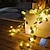 cheap LED String Lights-LED Solar String Light Outdoor Waterproof Solar Power 2M Led String Hanging Lights Artificial Outdoor Ivy Leaf Plants for Yard Fence Wall Hanging Wedding Decoration Warm White 8 Mode Lighting IP65