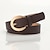 cheap Women&#039;s Belt-Women&#039;s Unisex PU Buckle Belt PU Leather Prong Buckle D-ring Casual Classic Gift Daily White Black Orange Brown