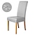 cheap Dining Chair Cover-WaterProof Dining Room Chair Slipcovers Parson Chair Covers PU Leather Stretch Dining Chair Covers Removable WashableChair Protector Covers for Dining Room,Party,Hotel