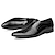 halpa Miesten Oxford-kengät-Miesten Oxford-kengät Comfort-huopa Krokotiilikuvio Vintage Vapaa-aika Englantilainen ulko- Päivittäin PU Loaferit Musta Ruskea Kaltevuus Kesä Kevät