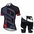 cheap Men&#039;s Clothing Sets-21Grams Men&#039;s Cycling Jersey with Shorts Short Sleeve Mountain Bike MTB Road Bike Cycling White Green Blue Bike Clothing Suit 3D Pad Breathable Quick Dry Moisture Wicking Back Pocket Polyester Spandex