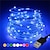 olcso LED szalagfények-10 m LED-es szalagfények Fényfüzérek 100 LED SMD 0603 1db Meleg fehér Fehér Több színű Karácsony Újévi Vízálló USB Parti USB által