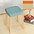 preiswerte Esszimmerstuhl-Abdeckung-Stretch-Sitzbezug für Barhocker, quadratisch, für Restaurants, Hotelbar, elastisch, grau, grün, einfarbig, solide, weich, langlebig, waschbar