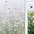 voordelige raamfolies-100x45 cm pvc frosted statische vastklampen planten glas film raam privacy sticker thuis badkamer decortion/raamfolie/raam sticker/deur sticker muurstickers voor slaapkamer woonkamer