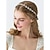 baratos Acessórios de penteados-cocar de noiva bandana de cristal de strass chapéu de casamento acessórios de cabelo dourado para damas de honra