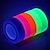 cheap Holiday Decoration-6pcs/Set UV Gaffer Fluorescent Party Tape Blacklight Reactive Glow In The Dark Tape Neon Cloth Tape Warning Stage Prop Home Decoration