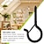 cheap Lighting Accessories-20/50 PCS Q-Hanger Screw Hooks for Outdoor String Lights Safety Buckle Design Easy Release Hanger Hooks Easy Release Outdoor Wire and Fairy Lights Christmas Light House Garage New Year Party Led Fairy Lights Safety Buckle Design
