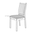 cheap Dining Chair Cover-Set of 2 Pcs Dining Chair Covers Water Repellent Stretch High Back Chair Slipcover Spandex Chair Seat Covers with Elastic Band for Wedding