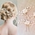 abordables Accesorios para el peinado del cabello-Horquilla de cristal de perla hecha a mano para novia coreana, clip en forma de U, tocado de boda, accesorios para el cabello