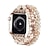 abordables correas de reloj de manzana-Pulsera de joyería Compatible con Apple Watch Correa 38mm 40mm 41mm 42mm 44mm 45mm 49mm Elástico Con Cuentas Eslático Cuentas correa de repuesto para iwatch Ultra 2 Series 9 8 7 SE 6 5 4 3 2 1