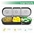 cheap Storage Baskets &amp; Bins-Weekly Pill Organizer 3 Times a DayPortable Travel Pill Box 7 Day with Large Pill Containers Light-Proof Pill Case for Vitamins