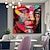 billiga Människomålningar-mintura handgjorda figur oljemålningar på duk väggkonst dekoration modern abstrakt ansiktsbild för heminredning rullad ramlös osträckt målning