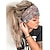 preiswerte Haarstyling-Zubehör-Bohend Boho Stirnband breit Yoga dehnbar Bandeau große Kopfbedeckung Sport sportlich Strand Haarschmuck für Frauen und Mädchen (1 Stück)