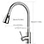 cheap Pullout Spray-Kitchen Faucet with Pull-out Sprayer,Brushed Nickell Rotatable 304 Stainless Steel High Arc Single Handle One Hole Kitchen Taps