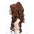 billiga Kostymperuk-kvinnors peruk långa lockiga bruna party cosplay peruk våg med hästsvans