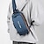 cheap Men&#039;s Bags-Men&#039;s Sling Shoulder Bag Shoulder Bag Oxford Cloth Nylon Outdoor Daily Buttons Zipper Solid Color Black Blue Brown