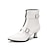 cheap Ankle Boots-Women&#039;s Boots Plus Size Heel Boots Party Work Daily Solid Color Solid Colored Booties Ankle Boots Winter Buckle Kitten Heel Pointed Toe Elegant Minimalism PU Leather Denim Zipper Black White Blue