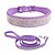 cheap Dog Collars, Harnesses &amp; Leashes-5 pcs Pet Collar Rhinestone Dog Collar Lettering Nameplate Dog Collar Anti-lost Removable Flower Cat Scarf