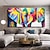 cheap Animal Paintings-Mintura Handmade Cow Oil Paintings On Canvas Wall Art Decoration Modern Abstract Animals Picture For Home Decor Rolled Frameless Unstretched Painting