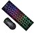 baratos Kits de Mouse e Teclado-L500 2.4 GHz sem fio Combinação de teclado do mouse Recarregável / Portátil / Jogos Teclado para jogos Mini Tamanho / Recarregável / Luminoso Mouse para Jogos 3600 dpi