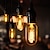 abordables Ampoules incandescentes-8 pièces 6 pièces t45 vintage edison ampoule à incandescence 40w dimmable antique filament tubulaire blanc chaud e26/e27 ambre lampe pour luminaires décoratifs ac220v ac110v