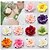 abordables Accessoires de coiffure-flocage tissu rose pinces à cheveux tissu cheveux accessoires riche rose pinces à cheveux mariage mode fleur pinces à cheveux bord clips