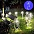 baratos Luzes e lanternas de caminho-Luzes de fogo de artifício solar jardim ao ar livre 200 leds dente de leão lâmpada de fogos de artifício flash luz de corda para jardim gramado paisagem luzes de natal