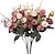billige Kunstig blomst-polyester pastoral stil bordplate blomst 2 bukett 30cm/12&quot;, falske blomster til bryllup bue hage vegg hjemme fest hotell kontor arrangement dekorasjon