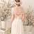 cheap Bridal Wraps-Women&#039;s Wrap Bolero Shrug Bridal&#039;s Wraps Voiles &amp; Sheers Bridal Sleeveless Tulle Wedding Wraps With Bow(s) For Wedding All Seasons