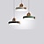 رخيصةأون أضواء قلادة-50 سم قلادة ضوء العنقودية تصميم خط تصميم الأشكال الهندسية قلادة ضوء المعادن نمط الفني الحديث نمط معدني مطلي التشطيبات LED الشمال نمط 85-265 فولت