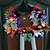 abordables Couronnes d&#039;Halloween et Décorations Florales-porte de couronne d&#039;halloween couronne suspendue squelette pendentif de décoration de maison hantée