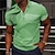 voordelige herenpolo&#039;s met knopen-Voor heren POLO Shirt Golfshirt Welving Strijkijzer blauw Bruin Groen Grijs 3D-afdrukken Buiten Straat Korte Mouw Afdrukken Kleding Modieus Ontwerper Casual Ademend