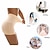 baratos Cuecas adelgaçantes-espartilho calcinhas de controle femininas modeladores escritório corrida academia ioga preto branco cáqui algodão esporte respirável costurado barriga controle push up cor sólida todas as estações