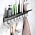 billige Garderobekroker-kjøkkenkåpekrok baderomshylle bedårende kreativ moderne moderne aluminium metall 1 stk - veggmontert bad
