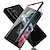 Недорогие Чехлы для Samsung-телефон Кейс для Назначение SSamsung Galaxy S24 S23 S22 S21 S20 Plus Ultra A54 A34 A14 S10 Plus S9 Чехол Магнитный адсорбционный футляр Флип Прозрачный Магнитный Прозрачный Закаленное стекло Металл