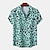 preiswerte Herrenhemden mit Grafik-Herren Hemd Grafik-Shirt Leopard Umlegekragen Schwarzgrau Weiß Rosa Marineblau Blau Casual Täglich Kurzarm Bekleidung Tropisch Designer