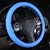 abordables Protège-volant-Starfire voiture style universel voiture silicone volant gant couverture texture douce multi couleur doux silicone volant accessoires