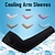 cheap Outdoor Sunshade-Unisex Compression Cooling UV Protection Sun Sleeves Long Arm Cover Anti-Slip Warmers for Outdoor Sports Sunblock Cover Summer Garden Arm Sleeves