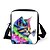 cheap Crossbody Bags-Unisex Mobile Phone Bag 3D Print Crossbody Bag Oxford Cloth Zipper 3D Daily Holiday Rainbow