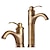 cheap Classical-Single Handle Bathroom Faucet,Brass One Hole Waterfall/Centerset, Brass Traditional Bathroom Sink Faucet Contain with Cold and Hot Water