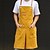 billige forklæde-kok, bbq og arbejdsforklæde med lomme - slidstærke kanvas krydsremme til mænd, kvinder, grillning, madlavning, maling