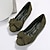 cheap Women&#039;s Flats-Women&#039;s Flats Plus Size Comfort Shoes Outdoor Office Daily Solid Colored Bowknot Flat Heel Round Toe Casual Minimalism Walking Synthetics Loafer Wine Black Green