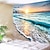 halpa Seinäverhot-seinävaate art deco viltti verho piknik-pöytäliina riippuva kodin makuuhuone olohuone asuntolan sisustus polyesterikuitu ranta-sarja kookospuu valkoinen pilvi auringonlasku hehku auringonlasku