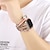 billiga Apple Watch-band-Smyckesarmband Kompatibel med Apple Watch klockband 38mm 40mm 41mm 42mm 44mm 45mm 49mm Lyx PU-läder Ersättningsurband för iwatch Series Ultra 8 7 6 5 4 3 2 1 SE