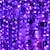 baratos Mangueiras de LED-Luzes de janela de natal ao ar livre 3x3m-300 led plug in 8 modos luz de cortina 9 cores janela de controle remoto luz de parede branca quente rgb para decorações de natal quarto festa de casamento