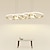 cheap Pendant Lights-80W LED Ceiling Light Four Circle Adjustable Height Led Modern Restaurant Ceiling Light Gold and Black Suitable for Dining Room and Bedroom AC110V AC220V