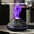 abordables Humidificateurs-Volcan humidificateur d&#039;air diffuseur d&#039;arôme lampe à huile essentielle 130 ml usb portable humidificateur d&#039;air avec 7 couleurs flamme veilleuse